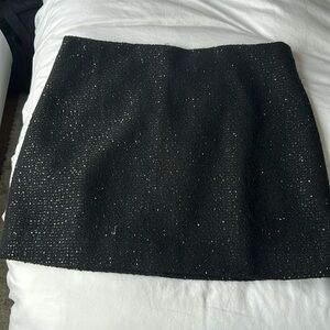 Jcrew Black sequence skirt